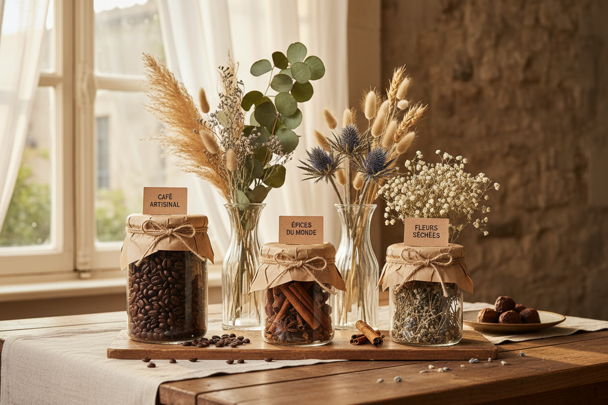 Idées cadeaux : vases et bocaux en verre pour la maison
