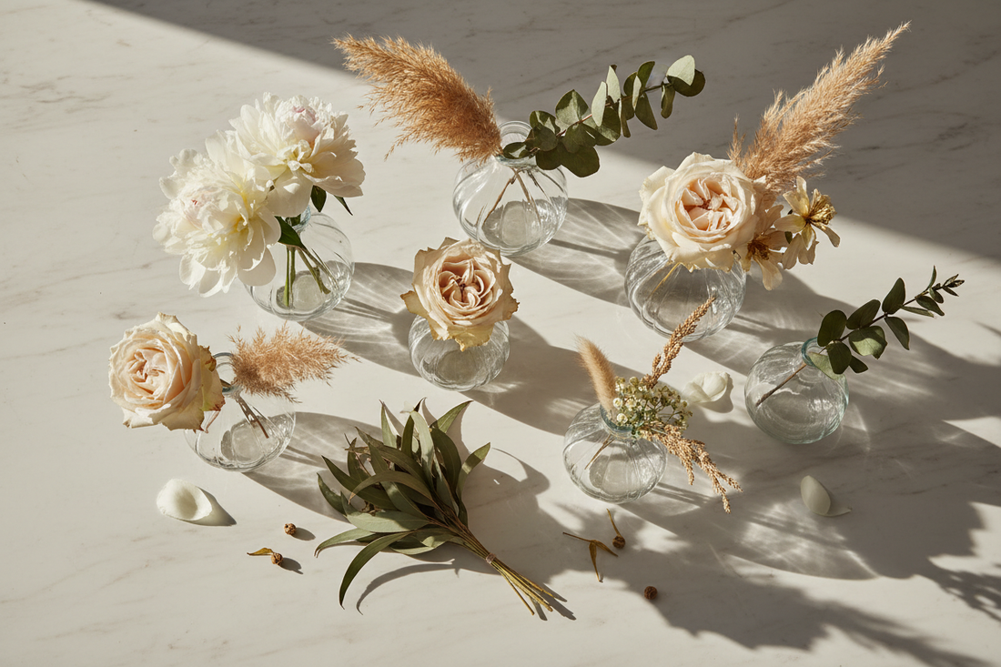 Comment choisir un vase en verre pour fleurs fraîches ou séchées