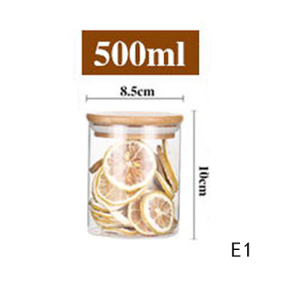 Bocal de rangement en verre pour la maison