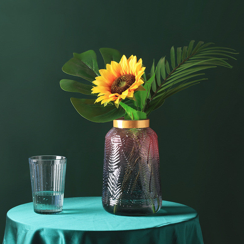 Vase en Verre Dégradé