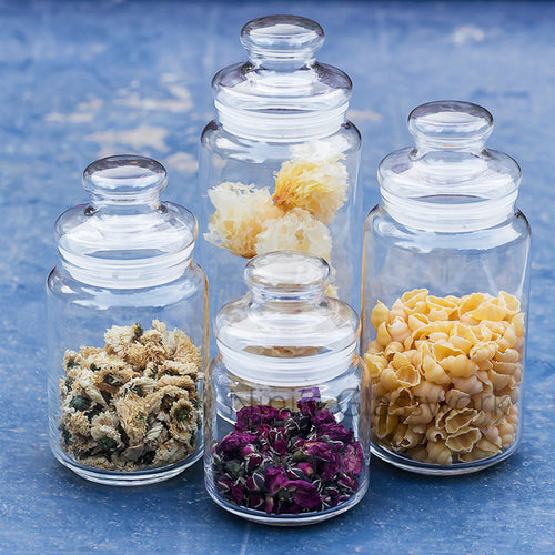 Bocal de rangement en verre pour cuisine