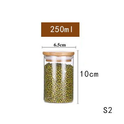 Bocal de rangement en verre pour la maison