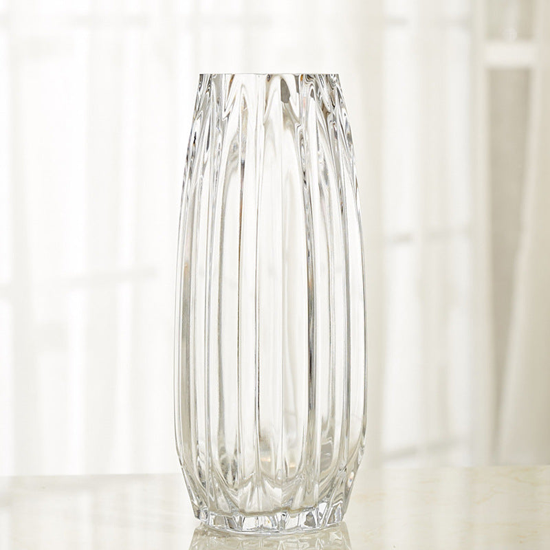 Vase en Verre à Bords Droits