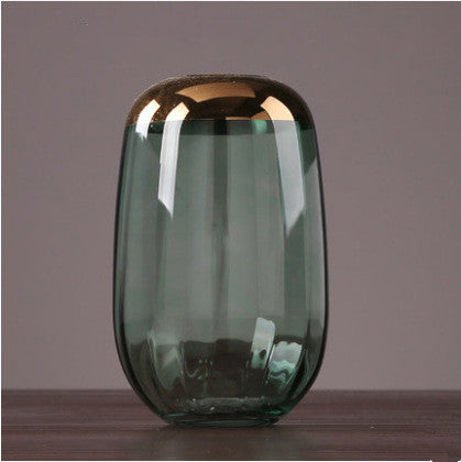 Vase en verre soufflé — Style européen élégant