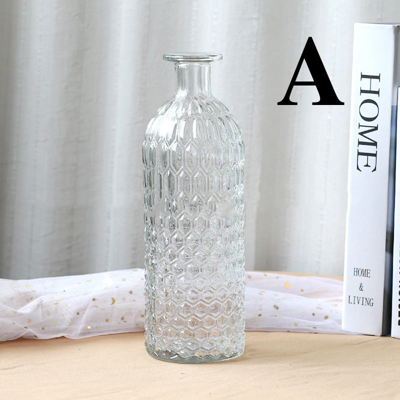 Vase en verre transparent — Formes variées
