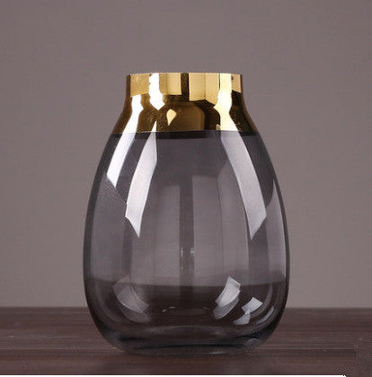 Vase en verre soufflé — Style européen élégant