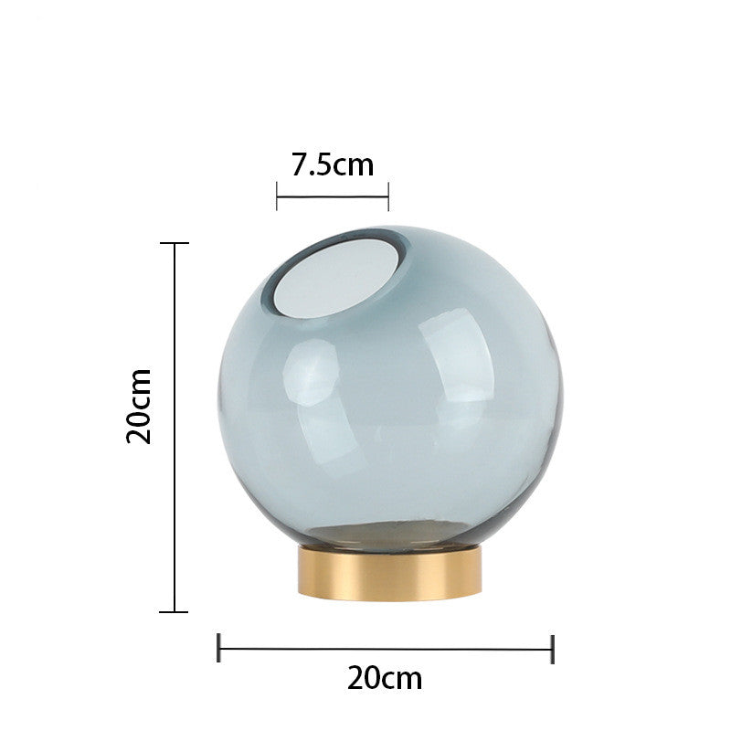 Vase en Verre Rond