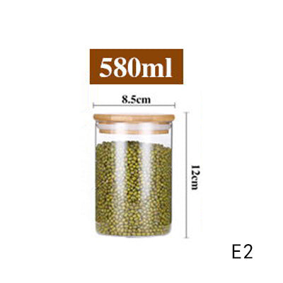 Bocal de rangement en verre pour la maison