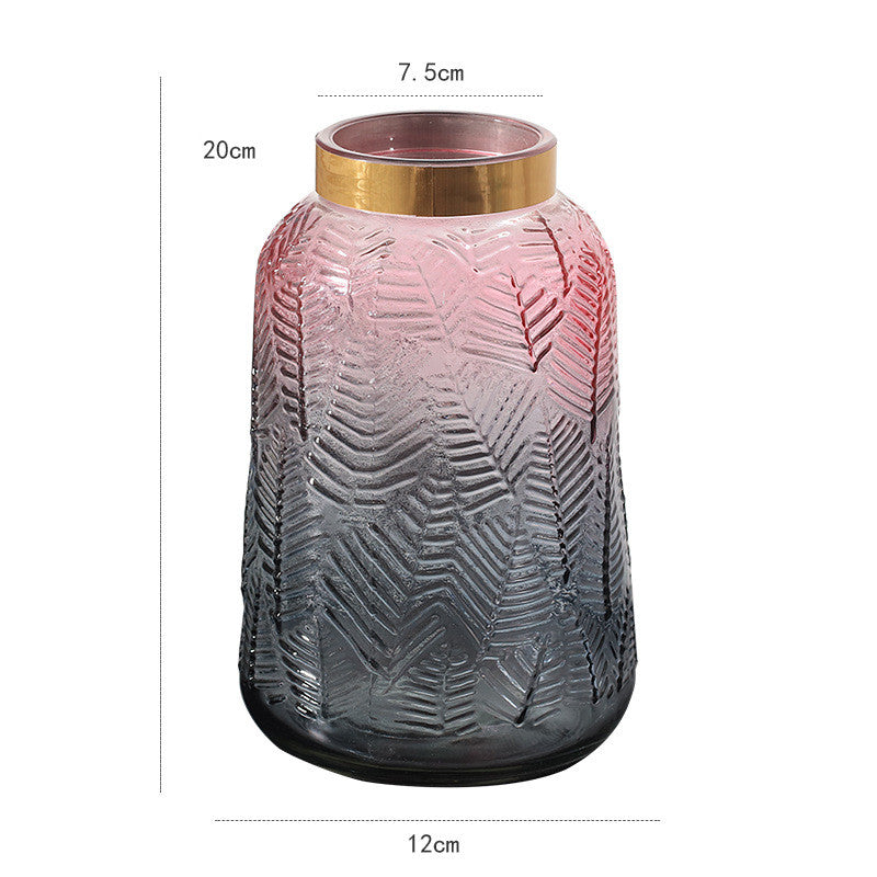 Vase en Verre Dégradé