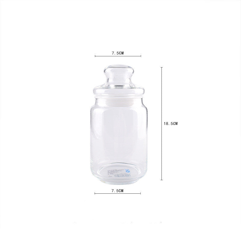 Bocal de rangement en verre pour cuisine