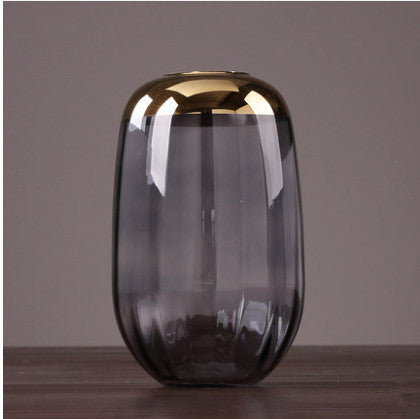 Vase en verre soufflé — Style européen élégant