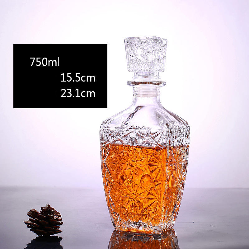 Carafe bocal en verre hermétique — Motifs décoratifs