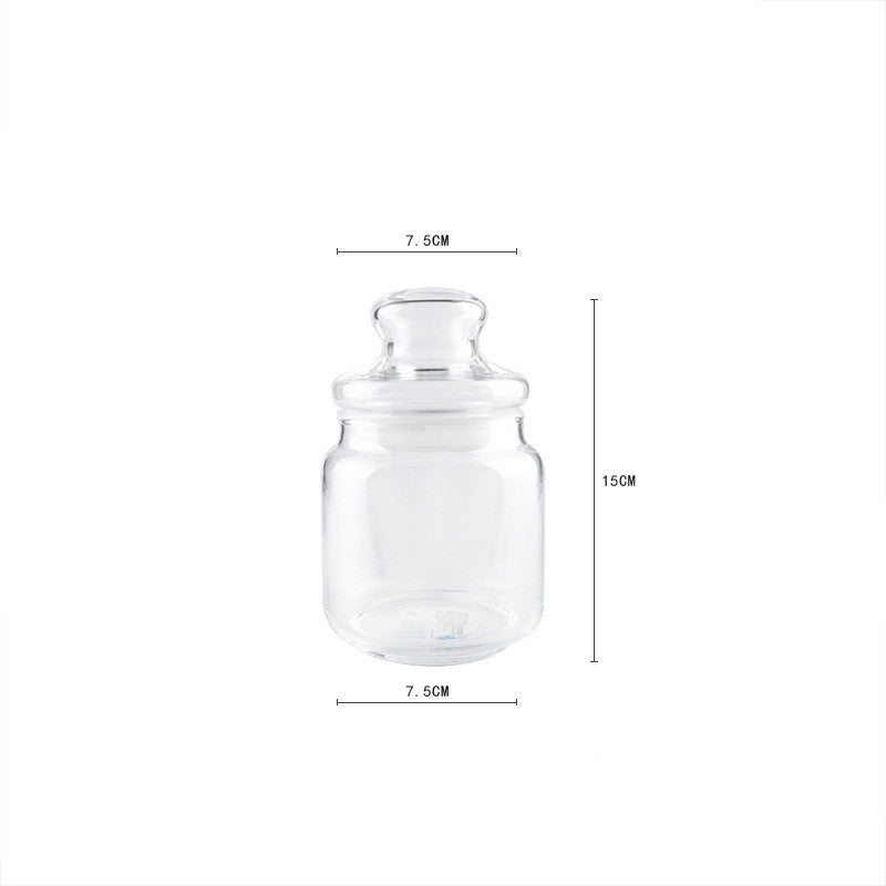Bocal de rangement en verre pour cuisine