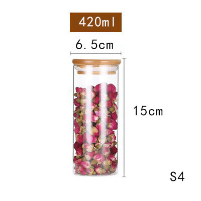 Bocal de rangement en verre pour la maison
